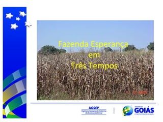 Fazenda Esperança  em Três Tempos 