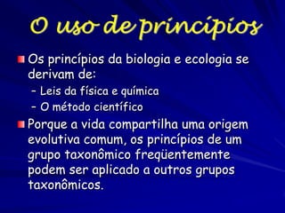 O Emprego do Método Científico
Hipótese: sabonete de enxofre repele
Amblyomma cajense Previsão: pessoas que
usam sabonete de enxofre terão menos
Amblyomma cajense do que pessoas que não
usam
VI: sabonete de enxofre
VD: presencia de Amblyomma cajense
VTs: qualquer coisa que pode influenciar o
número de Amblyomma cajense nas pessoas
Pense em algumas???

 