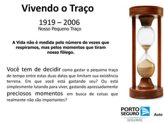 Linha da VidaEm que posição da linha você está?NascimentoMorteA morte é mais universal que a vida; todo mundo morre, mas nem todo mundo vive.Seu Tempo Na Terra é Limitado.Isso é um fato, por mais que esta idéia o perturbe. Não importa quem você é, qual sua idade, qual seu grau de sucesso ou onde vive: a mortalidade continua sendo o grande nivelador