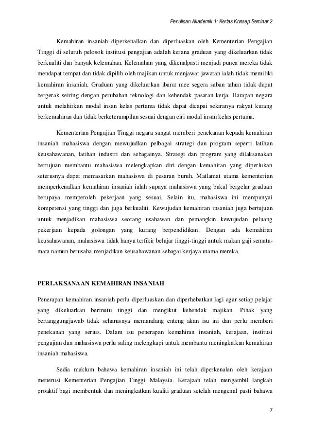 Kemahiran Insaniah Meningkatkan Kebolehpasaran Mahasiswa Sebagai Pers