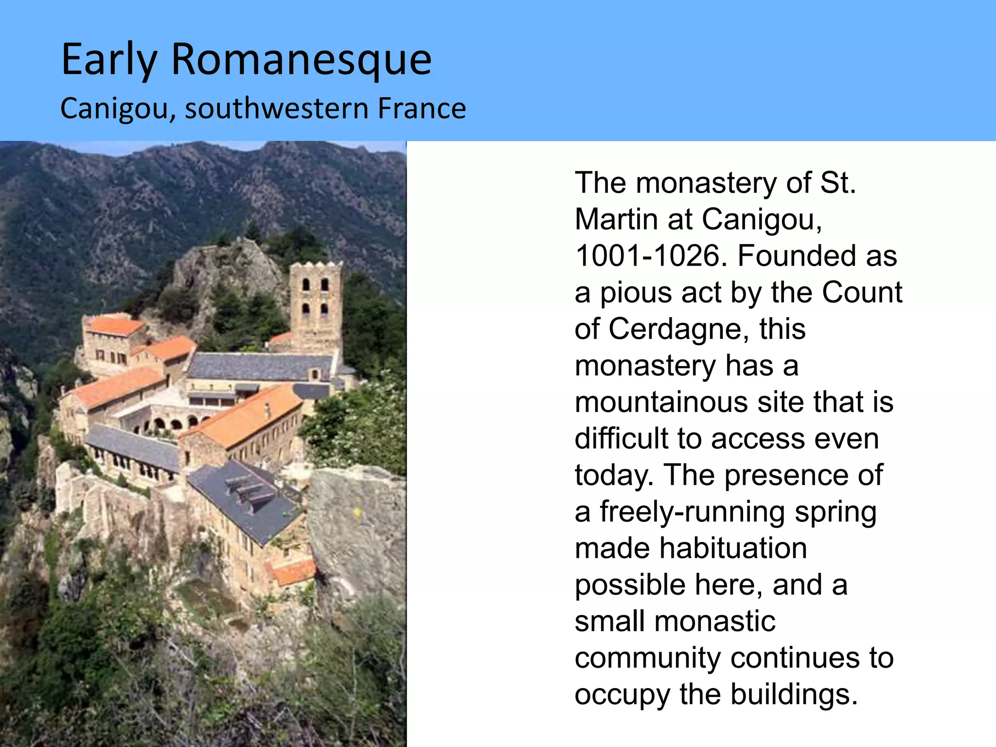 Chapter Eight: Early Medieval and Romanesque Architecture | PPT