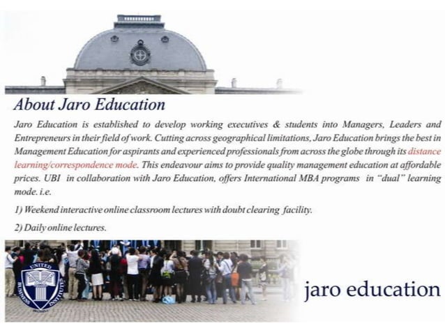 International MBA Information Kit | PPTX