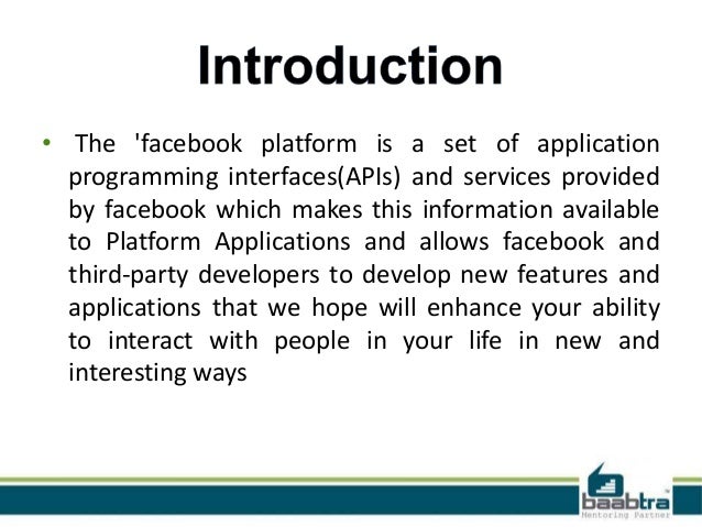 Facebook programming basics