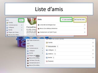 Liste d’amis
 