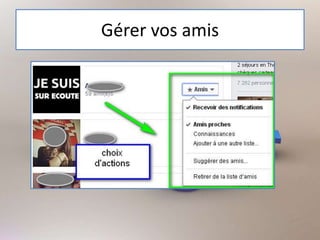 Gérer vos amis
 