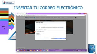 PASO
1
PASO
2PASO
3PASO
4
PASO
6PASO
7PASO
8PASO
9
INSERTAR TU CORREO ELECTRÓNICO
 