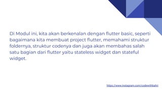 flutter basic learning dart lanuage jago flutter dart | PDF