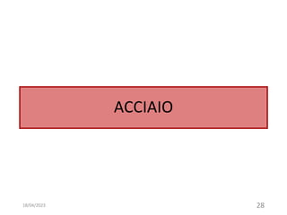 ACCIAIO
18/04/2023 28
 