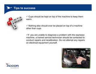 Coffee Machine Training Espresso coffee training | PDF