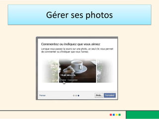 Gérer ses photos
 