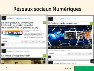 Réseaux sociaux Numériques
 
