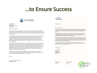 …to Ensure Success
 