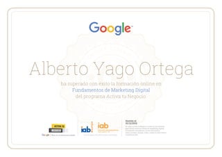 Alberto Yago Ortega
01/12/2016
 