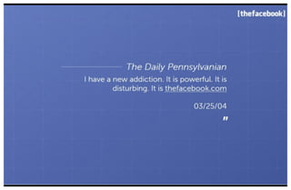 Early Facebook Pitch Deck