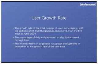Early Facebook Pitch Deck
