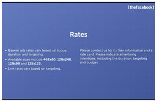 Early Facebook Pitch Deck