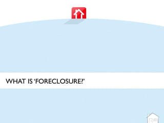 WHAT IS ‘FORECLOSURE?’
 