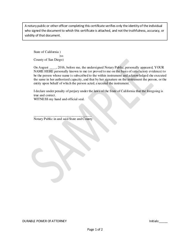 POA SAMPLE poa-sample