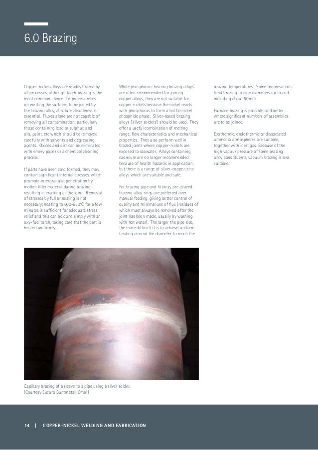 Coppernickel Welding