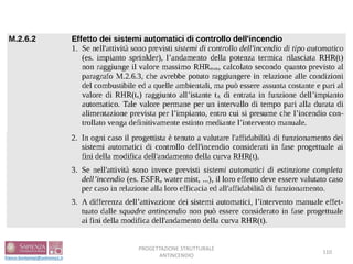 PROGETTAZIONE STRUTTURALE
ANTINCENDIO
110
 