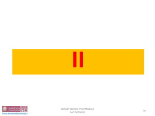 II
76
PROGETTAZIONE STRUTTURALE
ANTINCENDIO
 