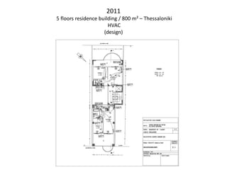 2011
5 floors residence building / 800 m² – Thessaloniki
HVAC
(design)
 