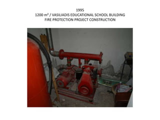 1995
1200 m² / VASILIADIS EDUCATIONAL SCHOOL BUILDING
FIRE PROTECTION PROJECT CONSTRUCTION
 