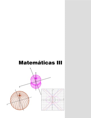 Matemáticas III
 