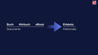 ErlebnisHörbuchBuch eBook
Dokumente Performate
 