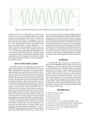 Waveguide Strcture Linac Compact X-Band LINAC structure design for KAERI-RTX-ISU Medical ...