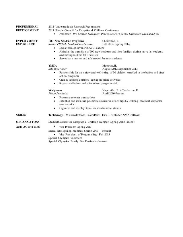 professional objectives for a resume