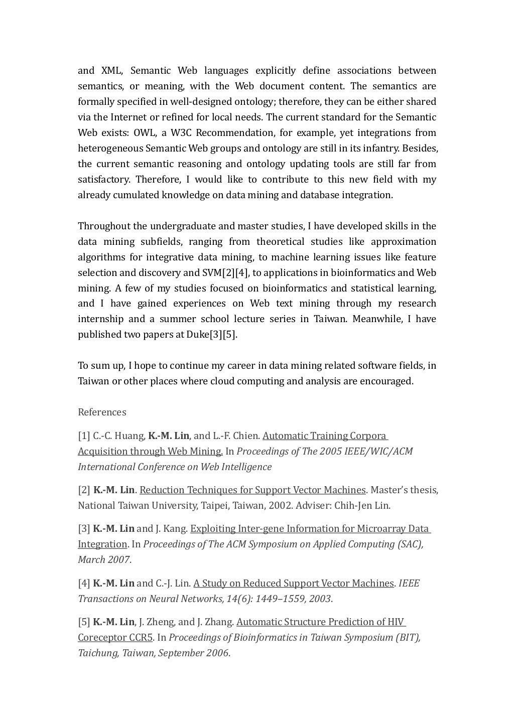 how to write an impact statement for research