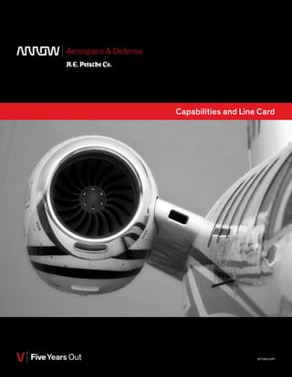 Aerospace & Defense
Capabilities and Line Card
arrow.com
 
