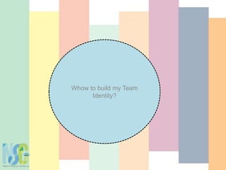 Whow to build my Team
Identity?
 