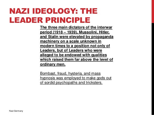 Hitler and stalin ideology