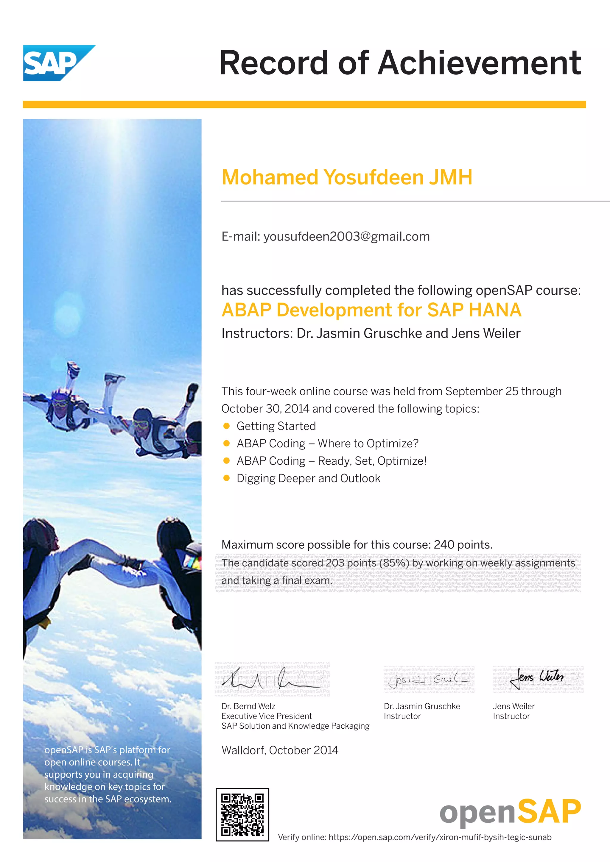 a4h1-RecordOfAchievement | PDF