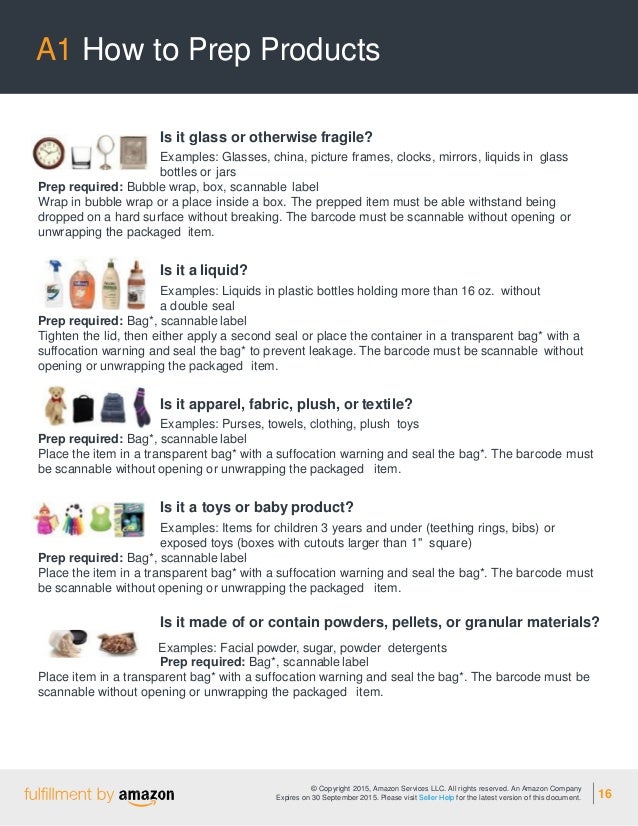 FBA Amazon quick start guideline