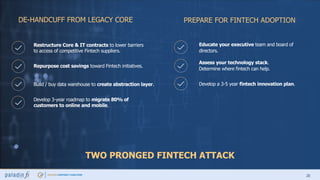 Fin Tech Innovation Strategy Designing a Fintech Strategy Around Your Legacy Core IT Supplier | PPT