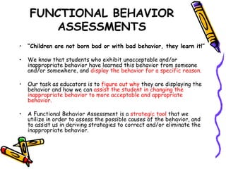 Fba Powerpoint For Inservice Sst | PPT