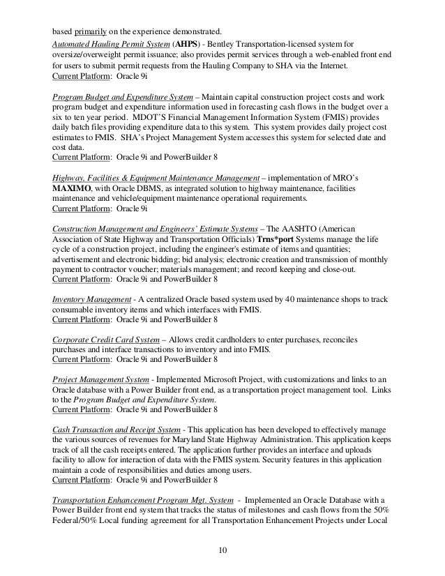 busser resumes