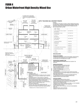 15
FORM 4
Urban Waterfront High Density-Mixed Use
 