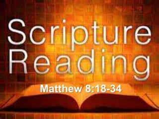 Matthew 8:18-34
 