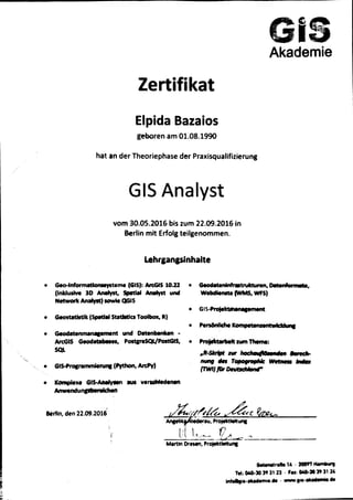 GIS Analyst