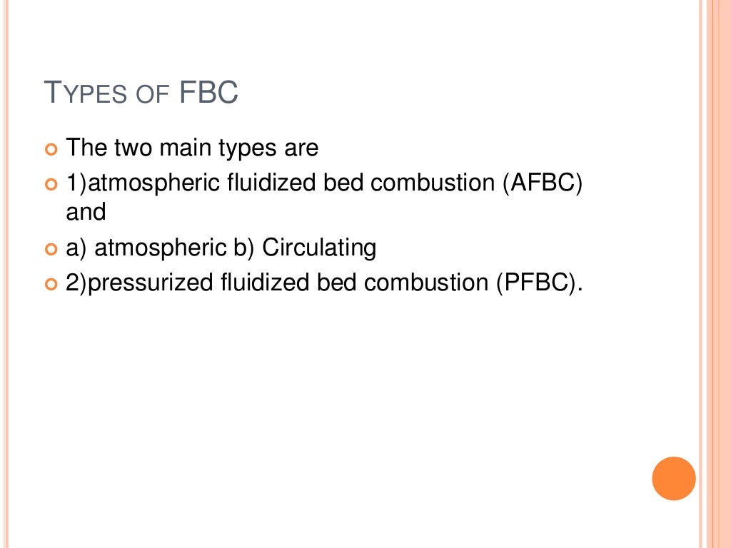 Fbc fluidized bed combustion