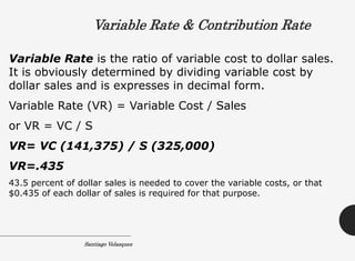 Variable Operation Rate F&B cost control | PPTX