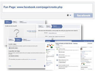 Fan Page: www.facebook.com/page/create.php
