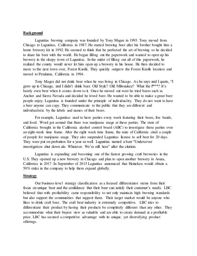 Lagunitas brewing company healthy picture