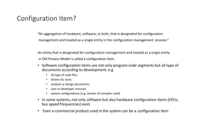 Software Configuration Management (SCM) | PPTX