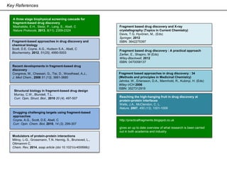 Fragment Based Drug Discovery | PPTX