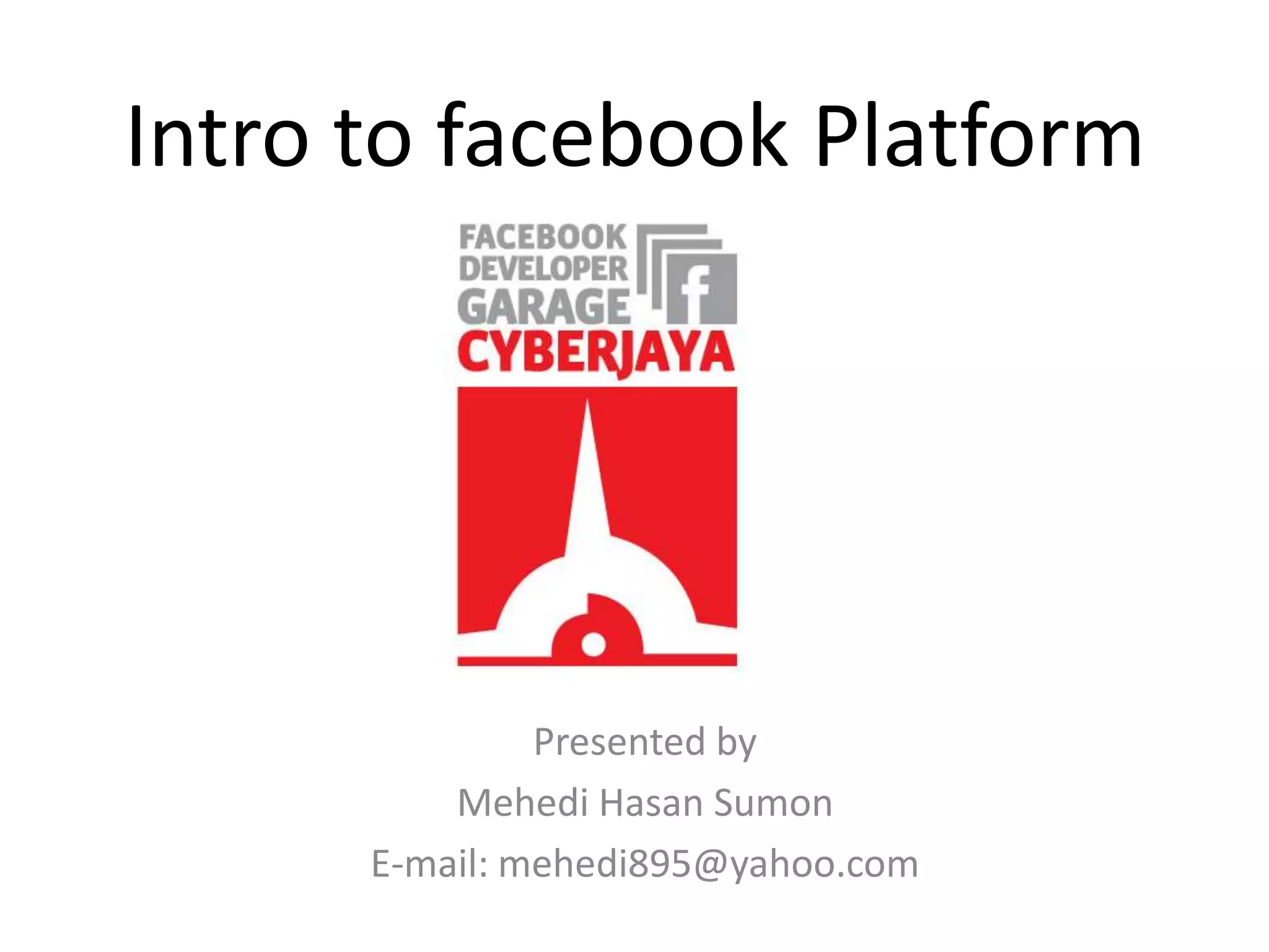 Facebook Developer Garage Cyberjaya
